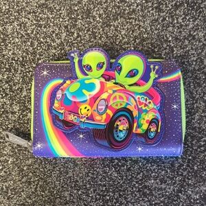 Lisa Frank Alien Zoomer And Zorbit Loungefly Wallet